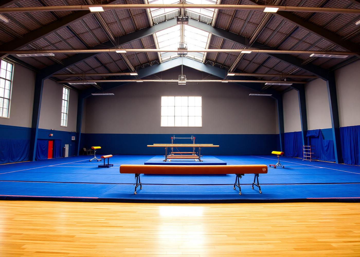 Our gymnastics facility interior